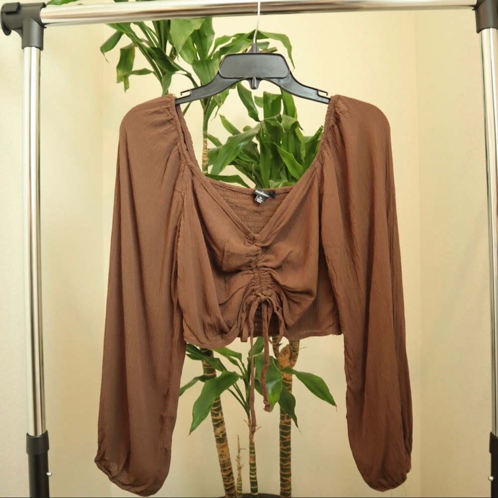 Brown Long Sleeve Shirt